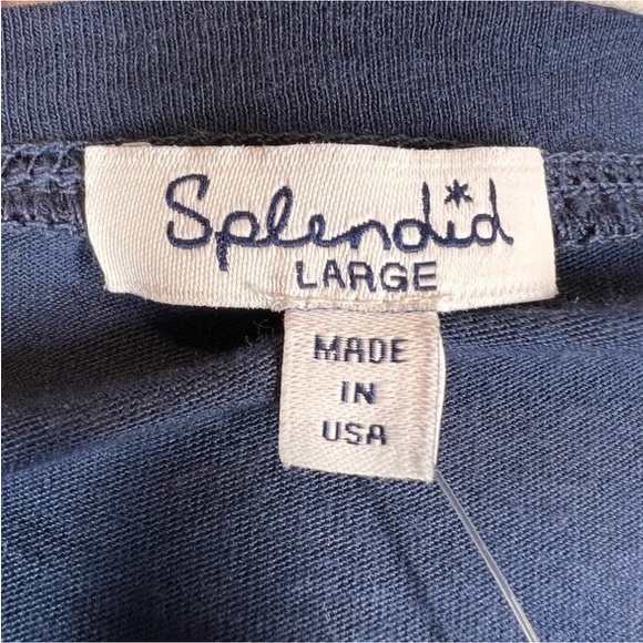 NWT Splendid Liberty Star Cropped Tee - Picture 8 of 10